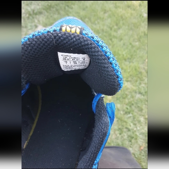 ASICS Gel Venture 8 blue and yellow  mens size 8 - Picture 6 of 8